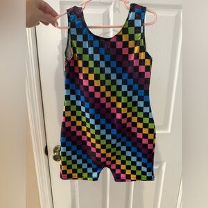 Colorful Checkered leotard